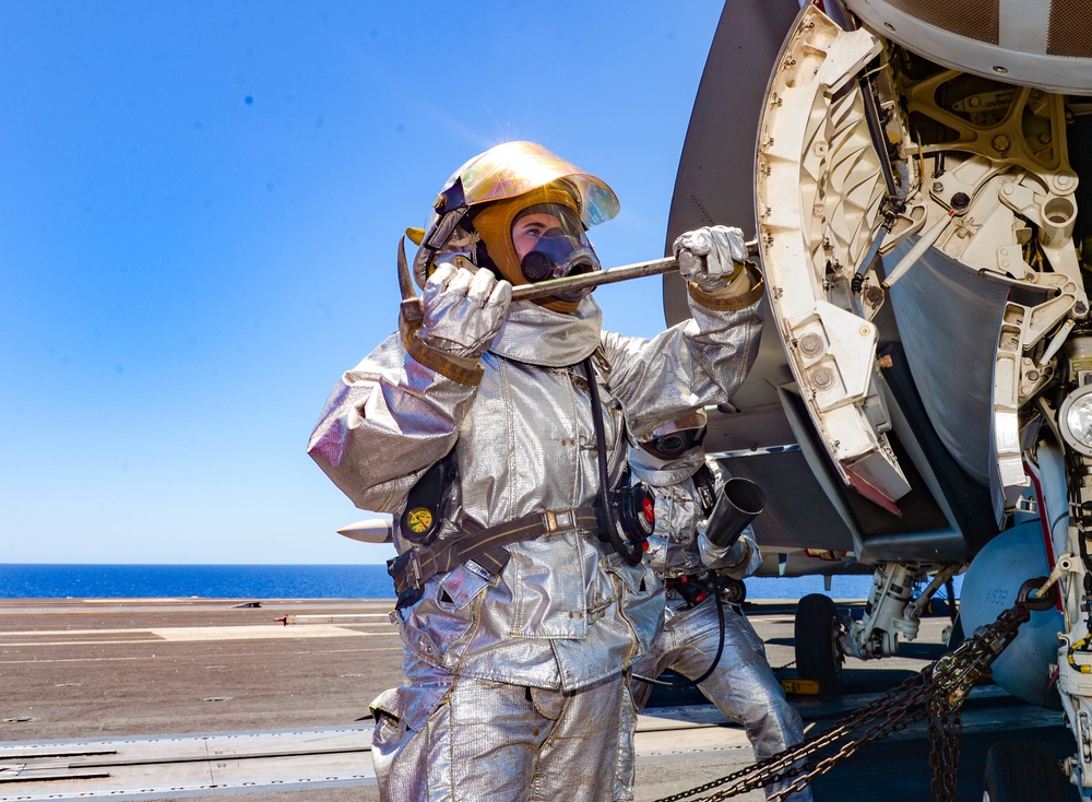 The Harry S. Truman Carrier Strike Group is on a scheduled deployment in the U.S. Naval Forces Europe area of operations, employed by U.S. Sixth Fleet to defend U.S., allied and partner interests.