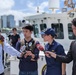 Coast Guard Cutter William Hart Speaks to Media during RIMPAC 2022