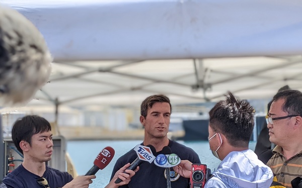 Coast Guard Pacific Dive Locker Speaks to Media During RIMPAC 2022