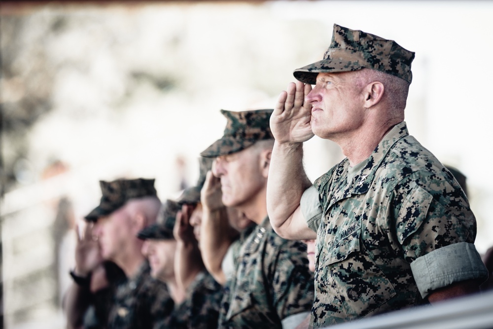 1st Marine Division Change of Command