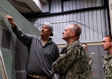 Commander, Submarine Group 9 Visits TRFB