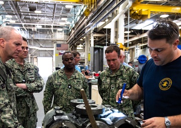 Commander, Submarine Group 9 Visits TRFB