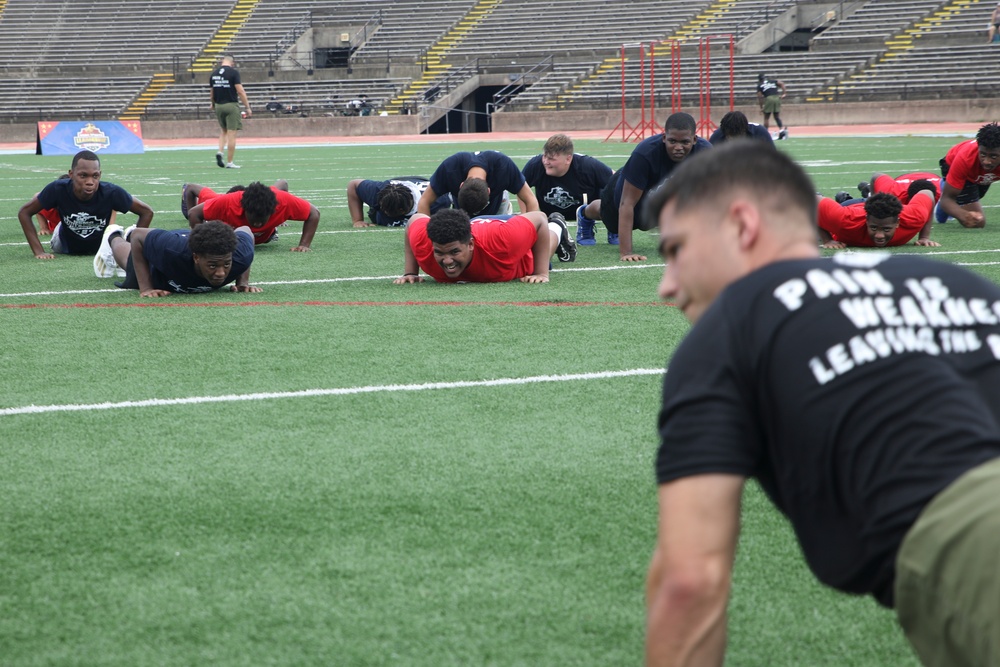 2022 NOLA USMC Sports Leadership Academy Football Camp