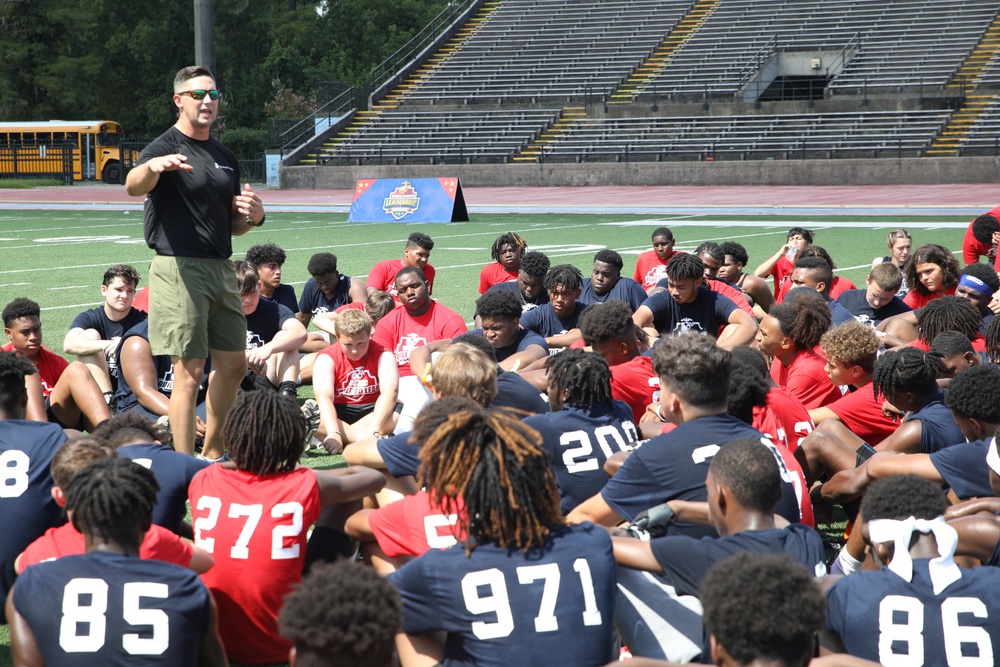 2022 NOLA USMC Sports Leadership Academy Football Camp
