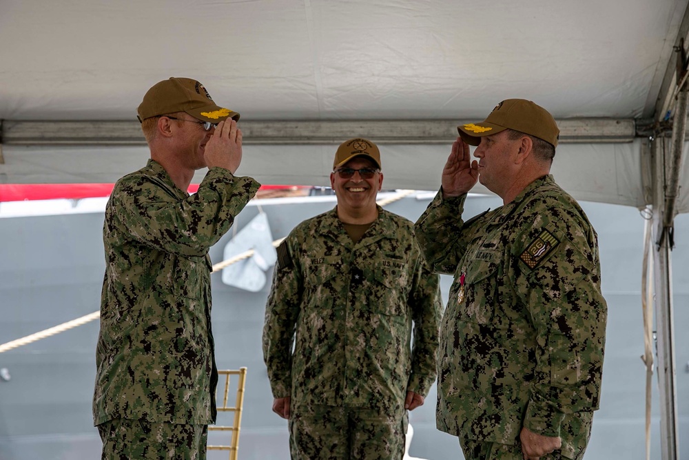 Destroyer Squadron 26 Changes Command