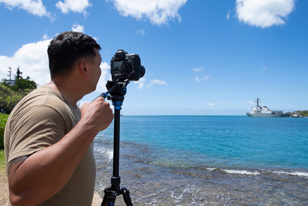 ROKS Sejong The Great departs Pearl Harbor for RIMPAC 2022