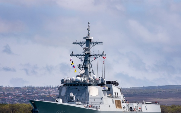 ROKS Sejong The Great departs for RIMPAC 22