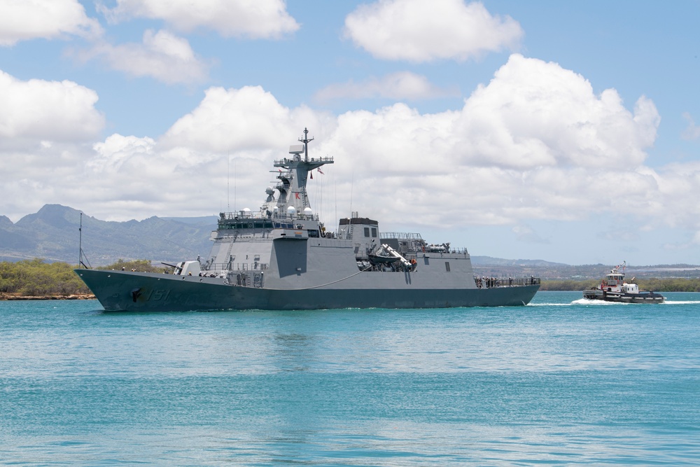 BRP Antonio Luna departs Pearl Harbor for RIMPAC 2022