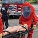 Firefighters and Engineers from Marine Corps Installation Pacific Fire and Emergency Services conduct HAZMAT training