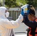 Firefighters and Engineers from Marine Corps Installation Pacific Fire and Emergency Services conduct HAZMAT training