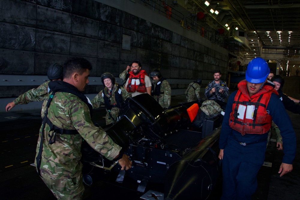 Multinational Training Participants Return to USS Portland During RIMPAC 2022 in SOCAL