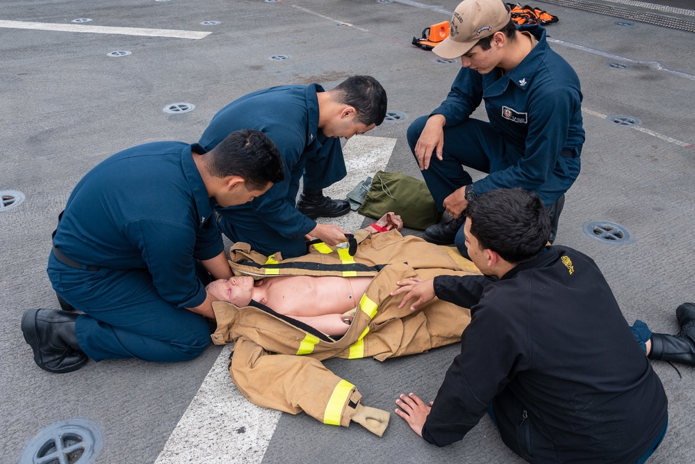 RIMPAC 2022 MEDEVAC Exercise aboard USS Portland (LPD 27)