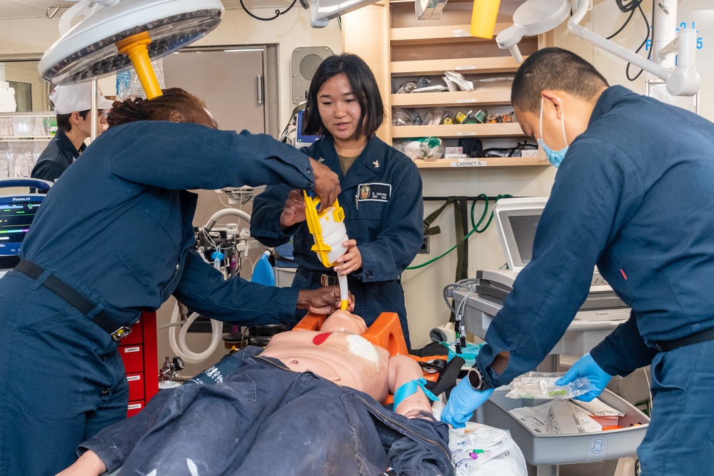 RIMPAC 2022 MEDEVAC Exercise aboard USS Portland (LPD 27)