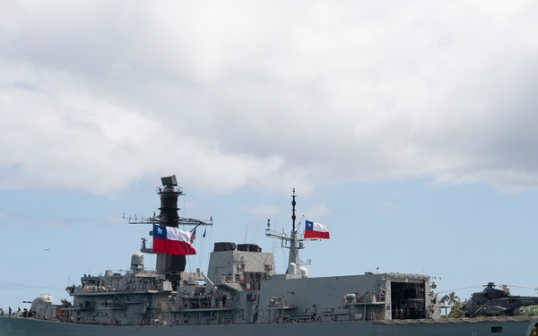 CNS Almirante Lynch departs Pearl Harbor for RIMPAC 2022