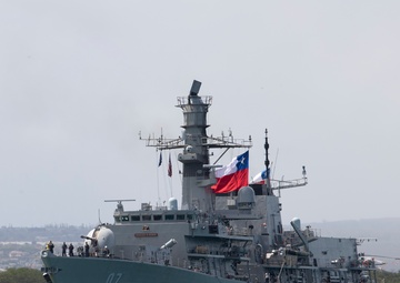 CNS Almirante Lynch departs Pearl Harbor for RIMPAC 2022