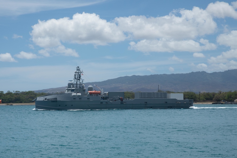 Ranger Departs Pearl Harbor