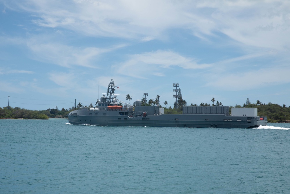 Ranger departs Pearl Harbor