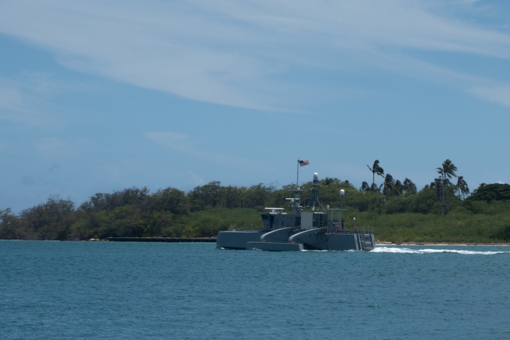 Sea Hunter Departs Pearl Harbor