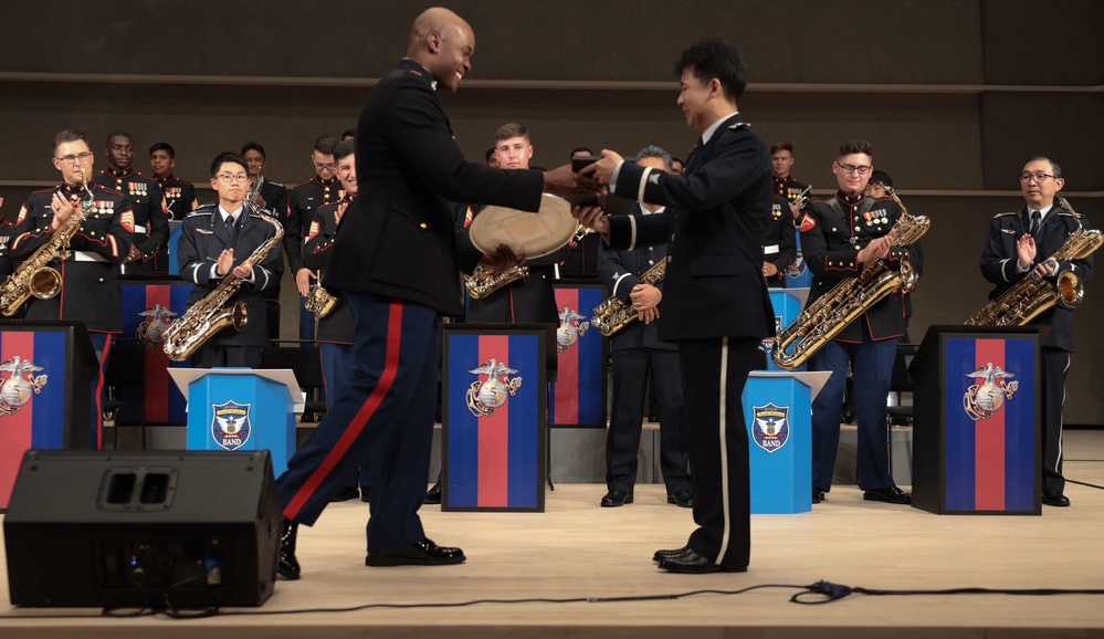 III MEF Band Performs with SWADF Band