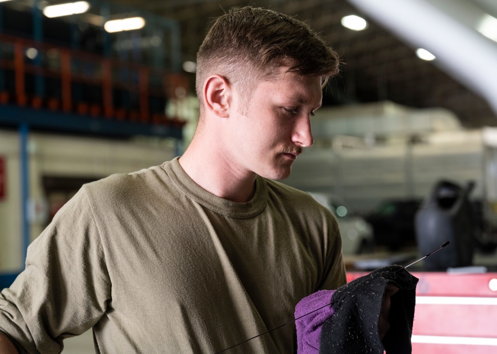 RAF Mildenhall vehicle maintainers keep the mission going
