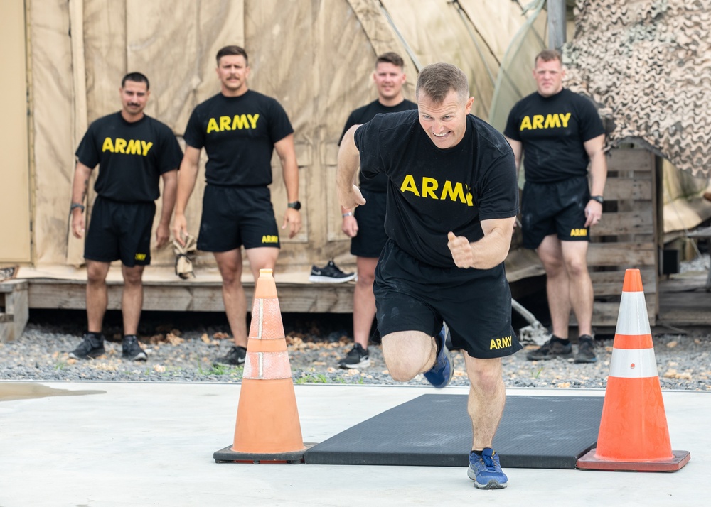 Service Members Assigned to CJTF-HOA Earn GAFPB in Kenya