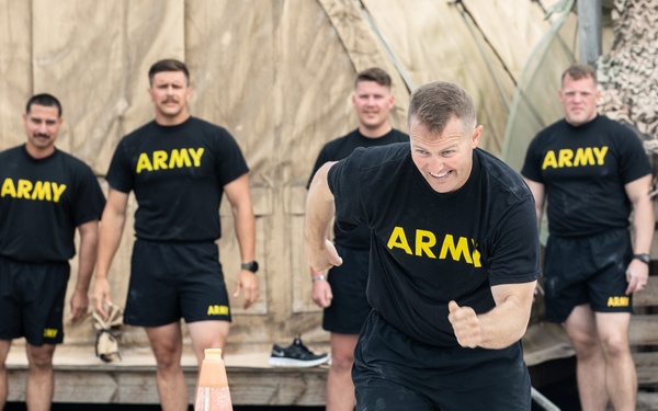 Service Members Assigned to CJTF-HOA Earn GAFPB in Kenya