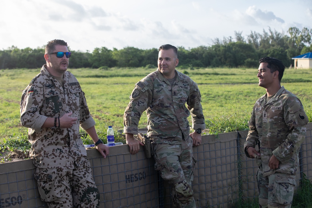 Service Members Assigned to CJTF-HOA Earn GAFPB in Kenya