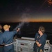 Cmdr. Seeger Fires Flare