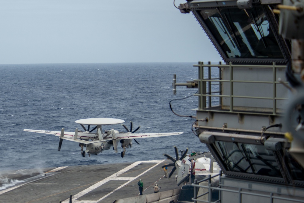 USS Ronald Reagan (CVN 76) conducts flight operations