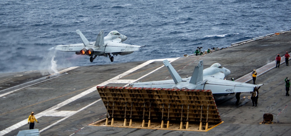 USS Ronald Reagan (CVN 76) conducts flight operations