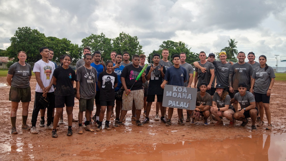 Softball Tournament in Palau | Task Force Koa Moana 22