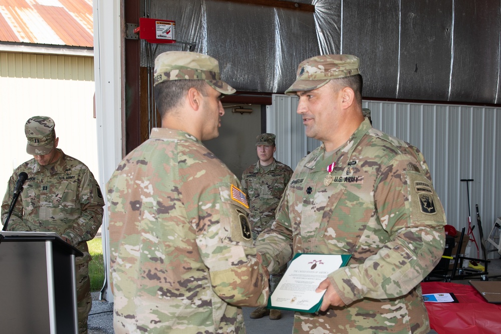 Vermont’s 572nd Brigade Engineer Battalion Celebrates New Commander