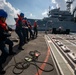 USS San Jacinto conducts replenishment at sea