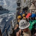 USS San Jacinto conducts replenishment at sea