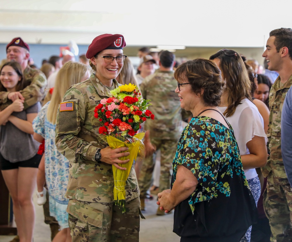 82nd ABN DIV Paratroopers Return Home From Poland