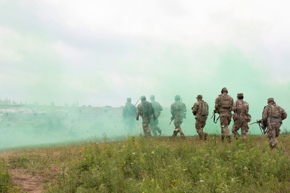 National Guard Infantry Conduct Live Fire Exercise at XCTC