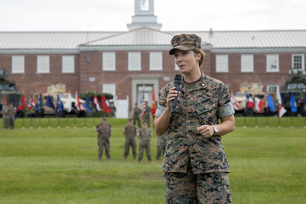 Combat Logistics Battalion 6 Change of Command Ceremony