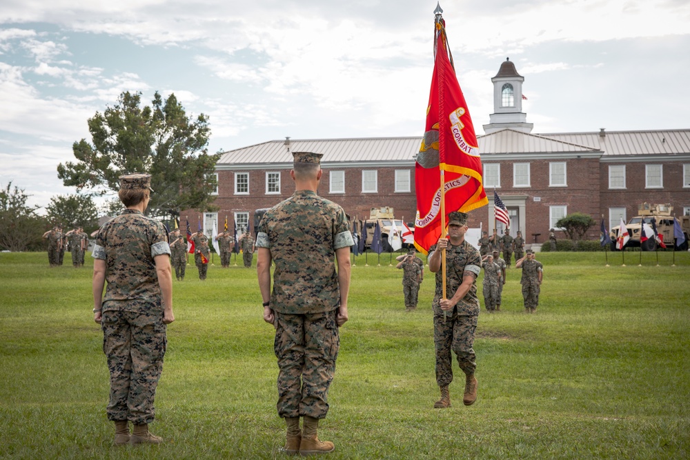 Combat Logistics Battalion 6 Change of Command Ceremony