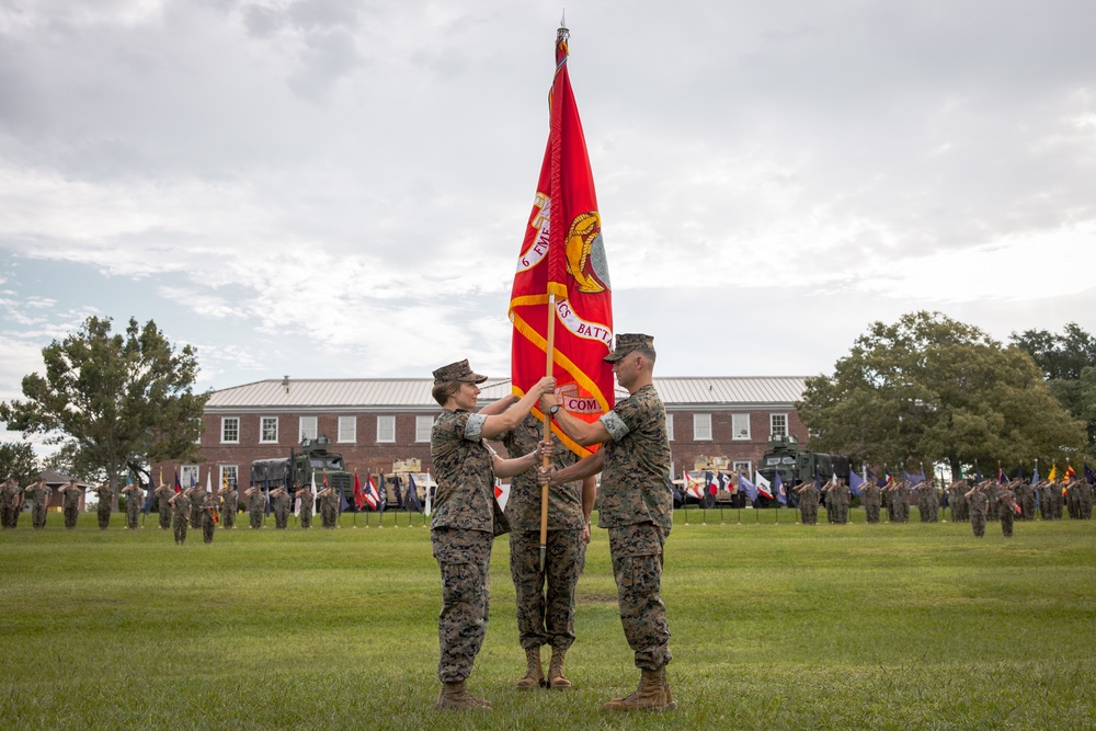 Combat Logistics Battalion 6 Change of Command Ceremony