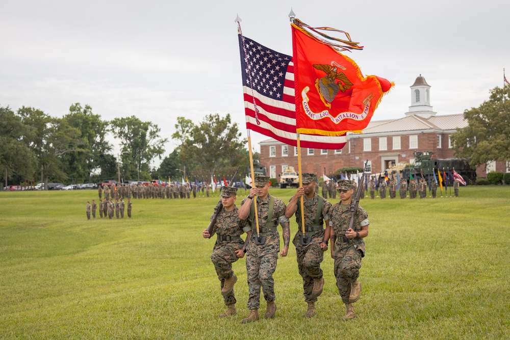 Combat Logistics Battalion 6 Change of Command Ceremony