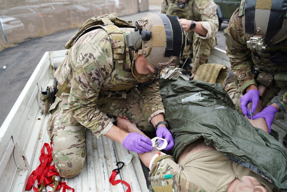 Green Berets with 1st Special Forces Group (Airborne) hone their combat, lifesaving skills