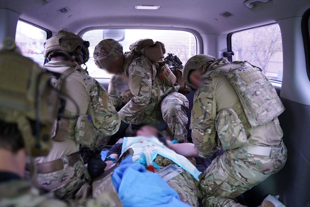 Green Berets with 1st Special Forces Group (Airborne) hone their combat, lifesaving skills