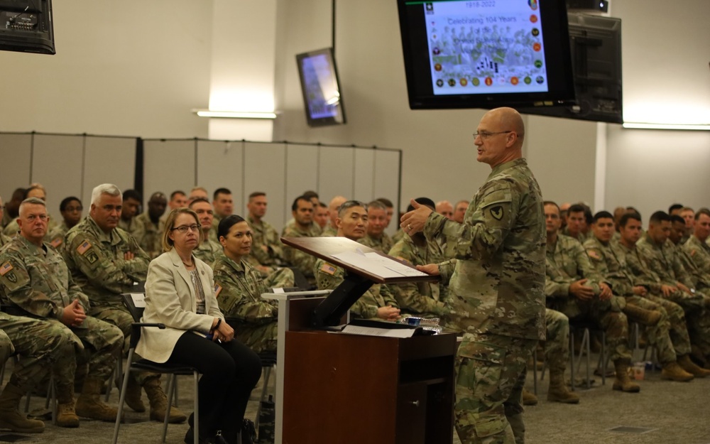 Army senior sustainer celebrates 104 years of warrant officer expertise