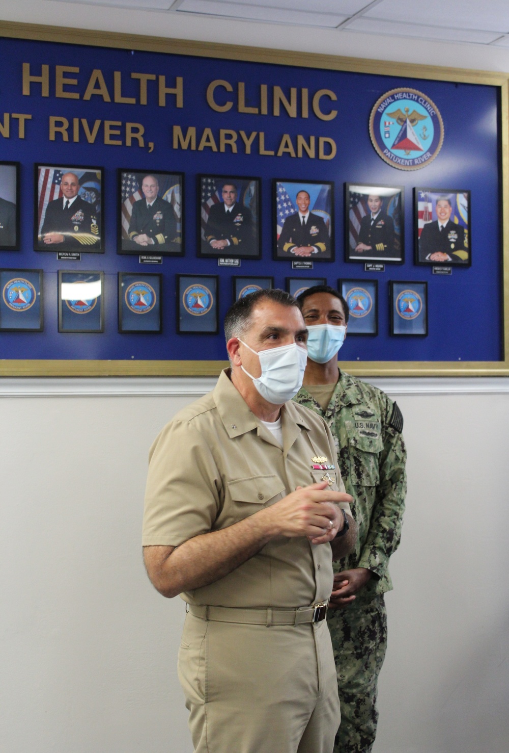 Rear Adm. Matthew Cases visits Naval Health Clinic Patuxent River