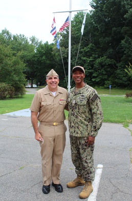 Rear Adm. Matthew Case visits Naval Health Clinic Patuxent River