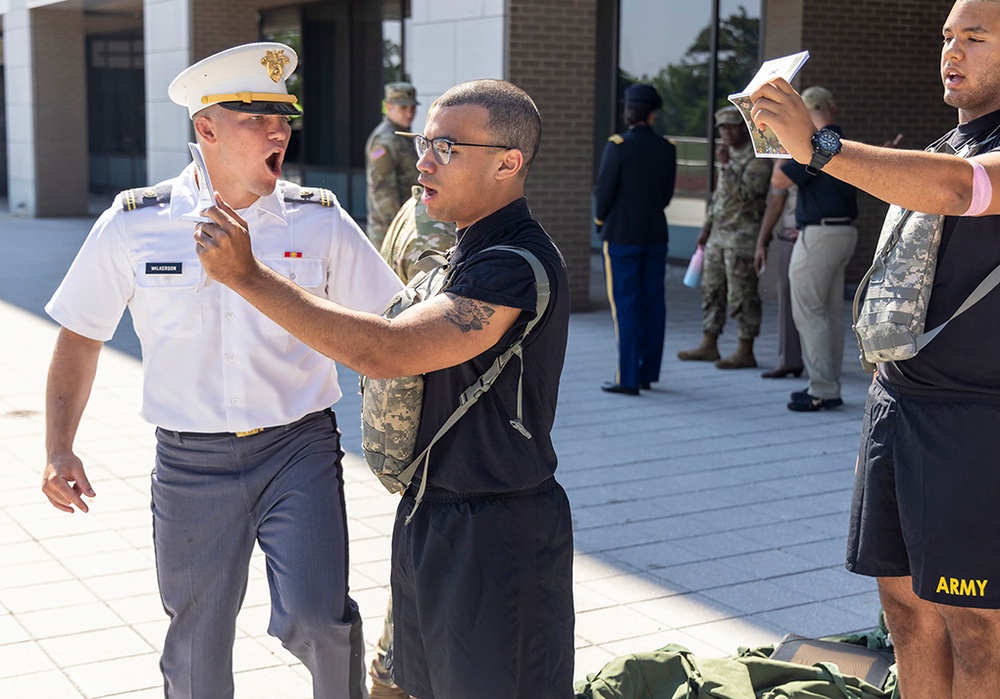 Cadet cadre learn to lead during USMAPS R-Day