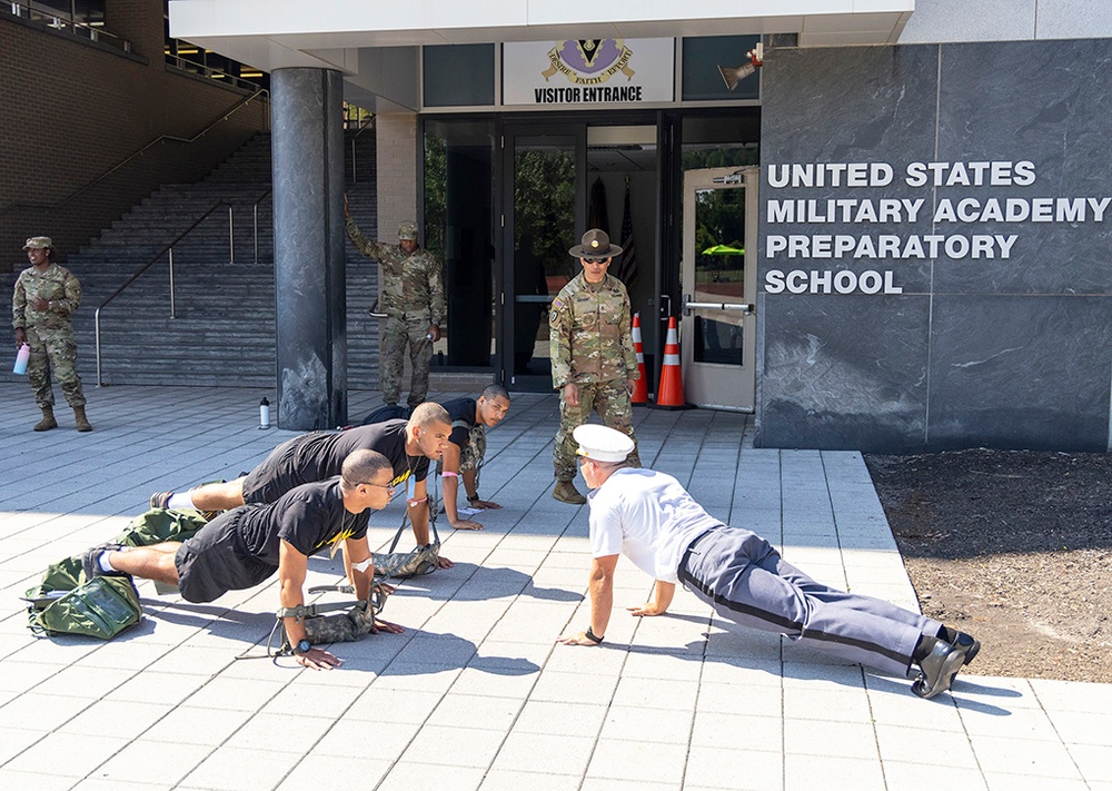 Cadet cadre learn to lead during USMAPS R-Day