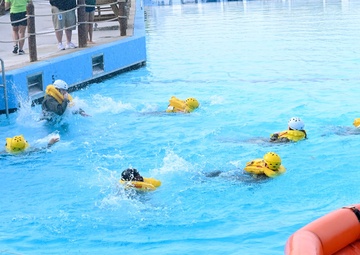 Just keep swimming; Reservists train on water survival