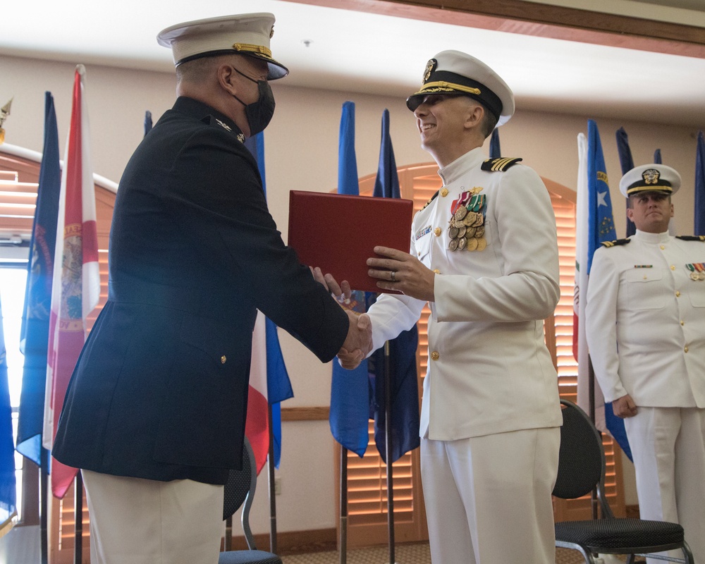 U.S. Navy Cmdr. Gareth Montgomery's Retirement Ceremony