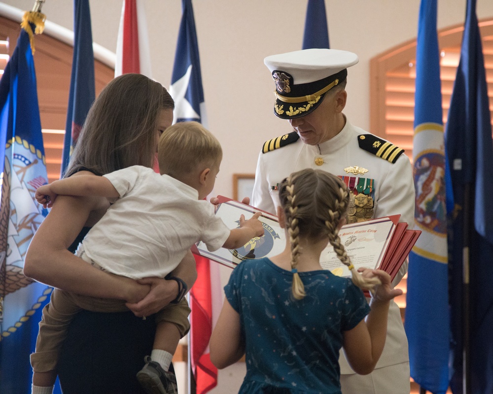 U.S. Navy Cmdr. Gareth Montgomery's Retirement Ceremony